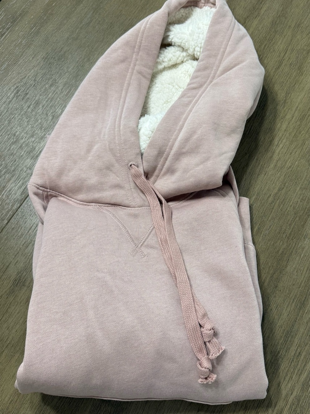 Brand New Old Navy Cozy Women's Pink Sherpa-Lined Hoodie